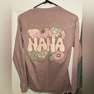 Simply Southern long sleeve “Nana”, size small. Purchased at a SS outlet store.